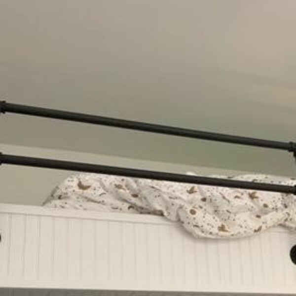 LO617, 3/4" (O.D. is 1.05") Side-mount Bunk bed Guardrail, Industrial steel pipe.