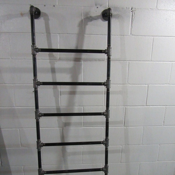 LO609, 3/4" Bunk bed ladder, Industrial steel pipe