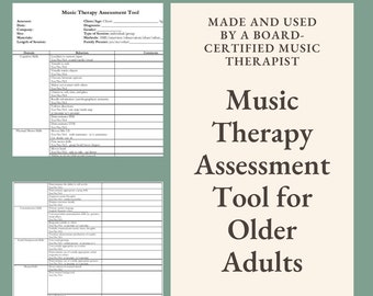 Music Therapy Assessment Tool for Older Adults