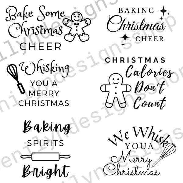 Bundle Svg, Christmas Svg, Baking Svg, Holiday Svg, Digital Download, Cut File, Christmas 2021, Holiday Svg, Holiday File, Hot Pad Svg