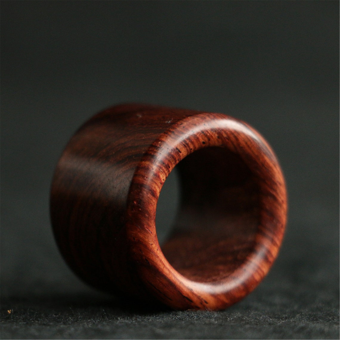 Rosewood ring handpolished ring exquisite and stylish Etsy