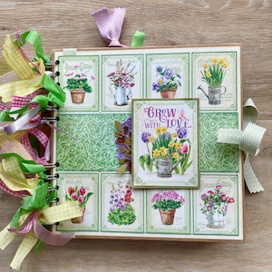 Floral Handmade Scrapbook Album: A Heartfelt Gift for her