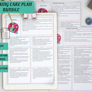 Comprehensive Nursing Care Plans for 10 Common Diseases | Disease Management | Healthcare Education Bundle | Patient Care Plan | Nurse Study