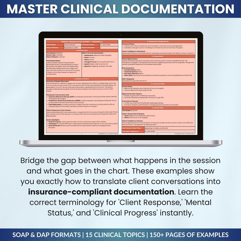 75+ Counseling Session Note Examples: Therapy Progress Note Scenarios ...