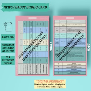 Cartão do amigo do crachá da referência NEWS2 de <br> Entrega Rápida? Observações SBAR Saúde | Ferramenta Nacional de Pontuação de Alerta Precoce | Cartão de bolso médico | Ferramenta de enfermagem