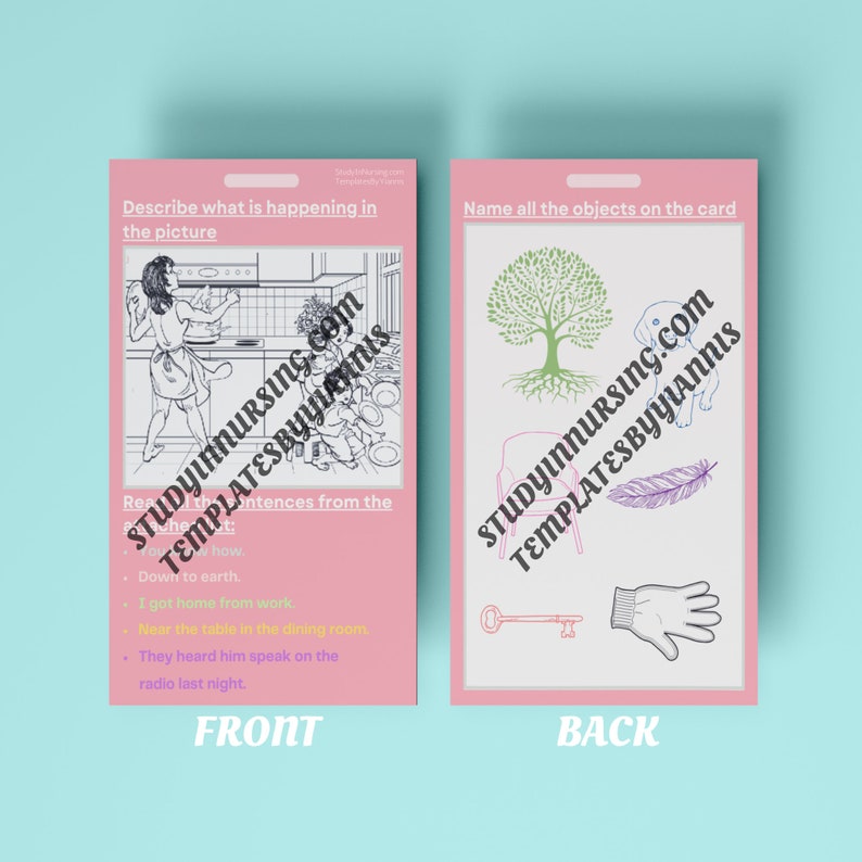 NIH Stroke Scale Reference Badge Cards Bundle Stroke Assessment Tool