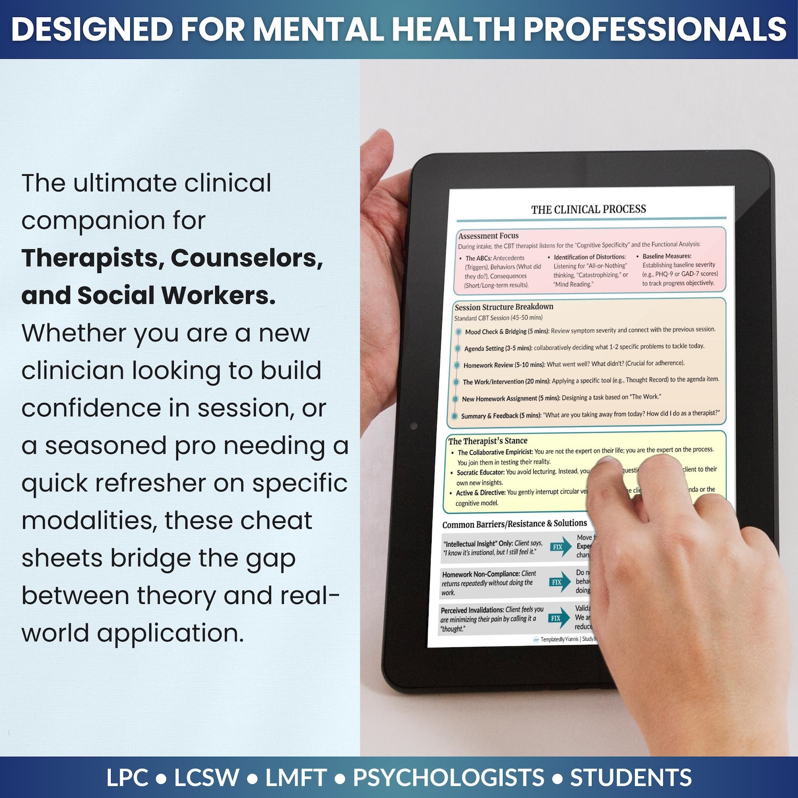 32 Clinical Therapy Cheat Sheets Bundle: Psychotherapy Interventions ...