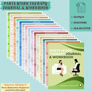 Parts Work Therapy Journal and Workbook | Inner Child Healing and Trauma Integration | Shadow Work Guide
