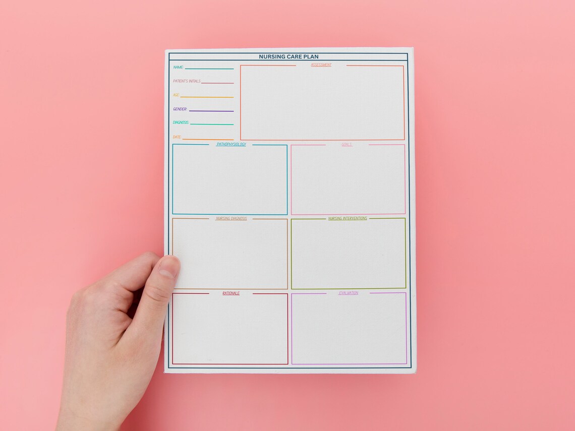 Printable Nursing Care Plan Template &amp; Example | Nursing Care Plan ...