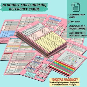 Paquete completo de tarjetas de identificación de enfermería: el conjunto completo ideal para estudiantes de enfermería y recién graduados (PDF)