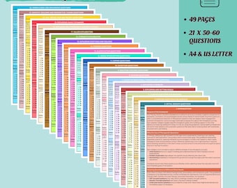 Therapy Session Questions Guidebook | CBT and Somatic Interventions | Counseling Prompts for Therapists (PDF)