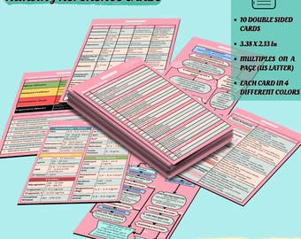 Emergency Nurse Badge Card Set: ER Meds, Lab Values & Cardiac Life Support Guides (PDF)