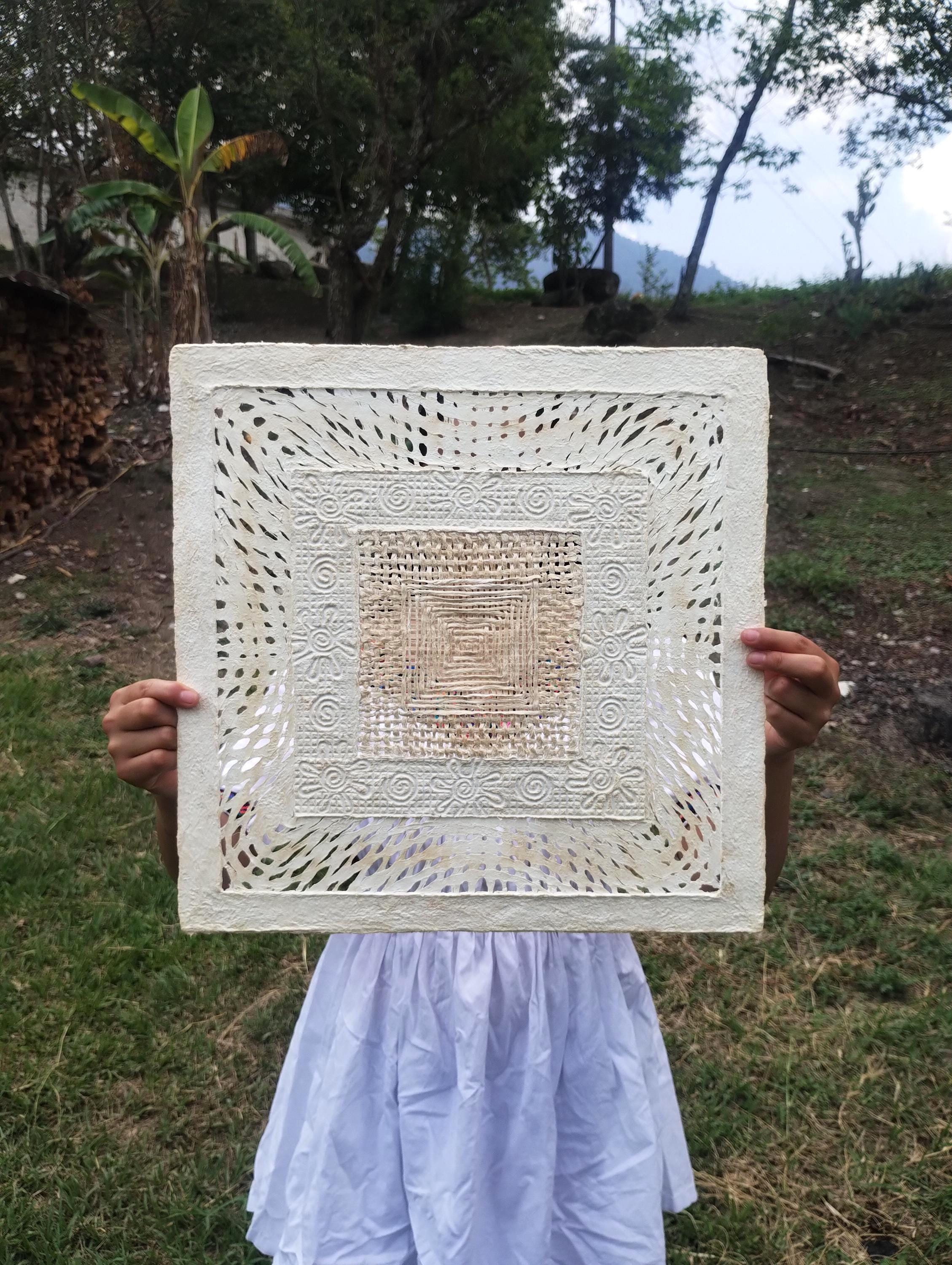 Handmade Mexican Amate Paper Wall Art – Medium 15.75x15.75 