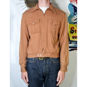 Amazing Ricky jacket Gab jacket &quot;Skyline&quot; true vintage 50s 1950s 50s Fifites US