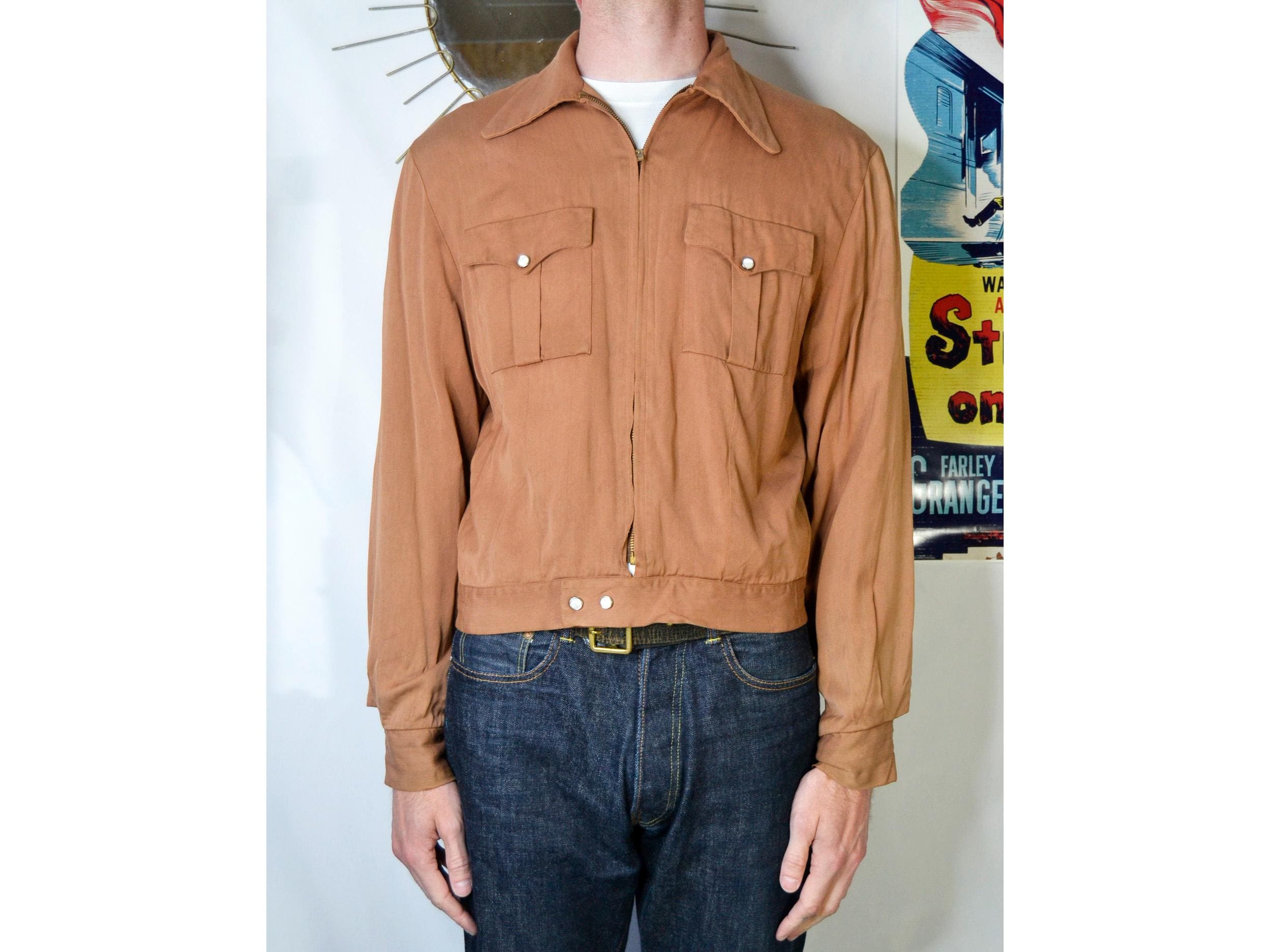 Sun Life 50's ギャバジャン vintage gab jacket Sun Life 50´s ギャバジャン vintage gab jacket メンズ