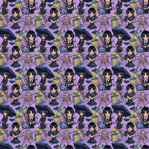 Wednesday Pattern vinyl adhesive printed vinyl sheet craft vinyl