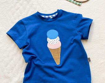 Eis TShirt, Sommer TShirt Eis, Eismotiv TShirt, Sommer TShirt cool, Baby Sommershirt, Baby Eis TShirt, Kinder Eis Sommeroutfit