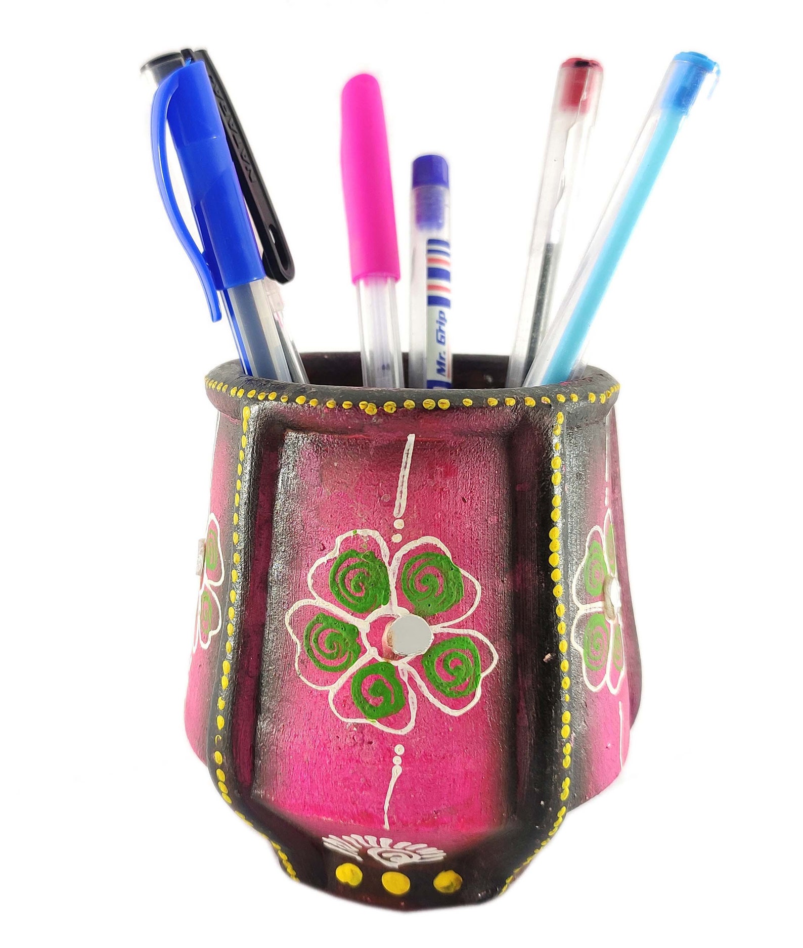 Clay Pen Stand Beautiful Design PotMiniature Table Etsy