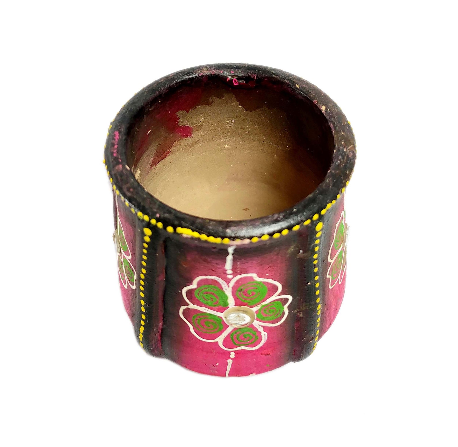 Clay Pen Stand Beautiful Design PotMiniature Table Etsy