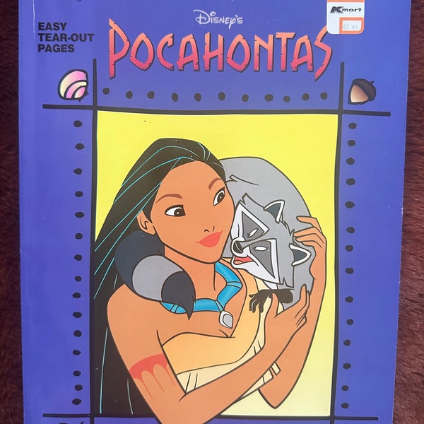 90’s Disney’s Pocahontas Color/Activitybook