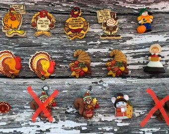 Vintage Hallmark Thanksgiving Pins