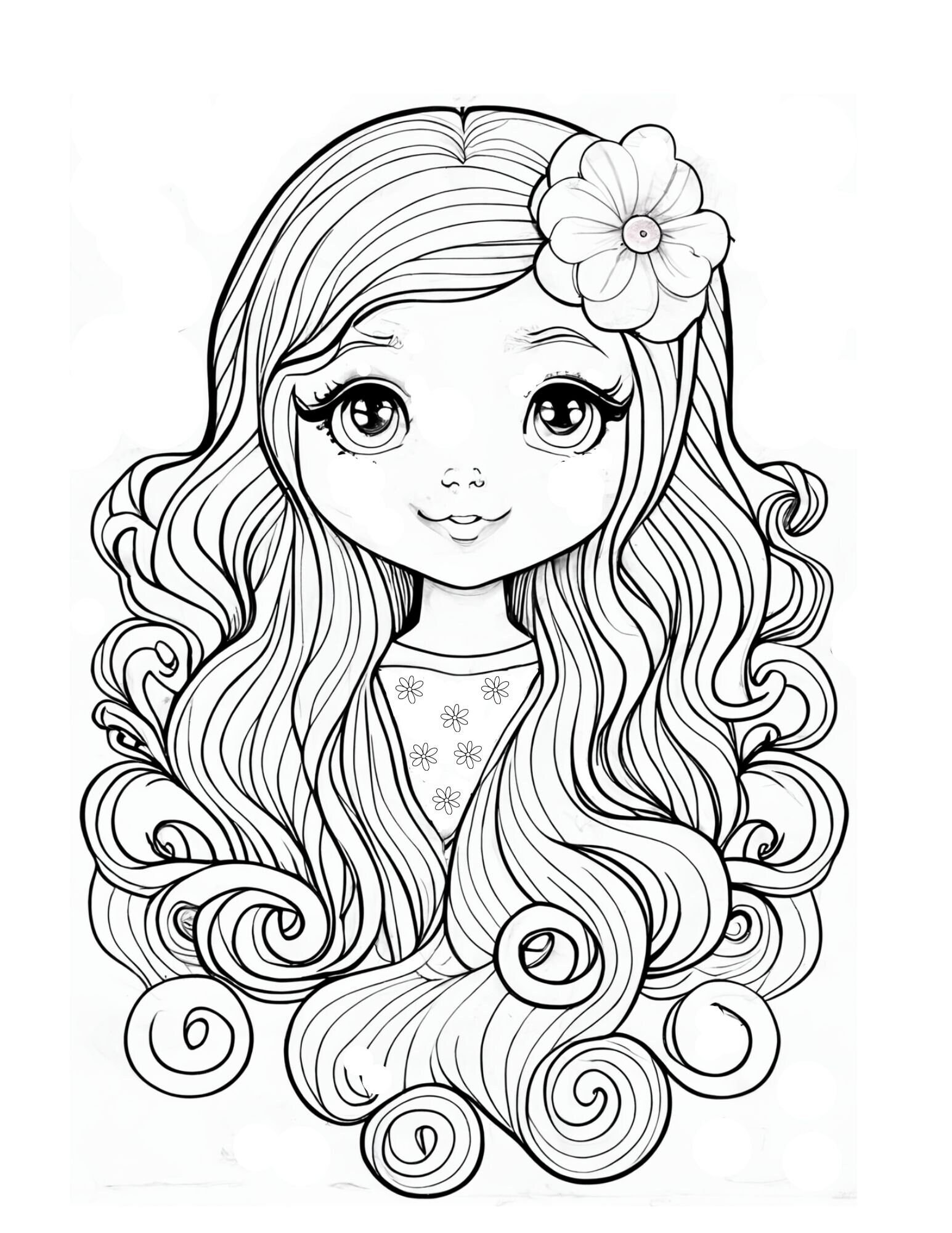Pretty Coloring Pages For Girls
