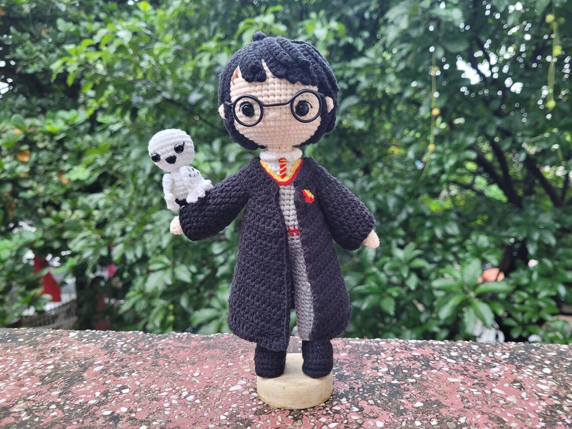 Handmade Wizard Doll Crochet Wizard Doll Witch Doll Etsy