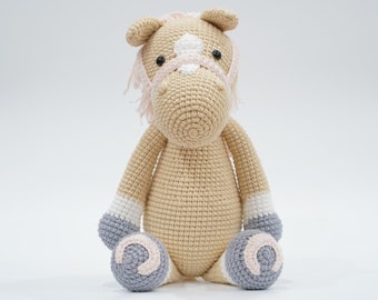 Horse Crochet Animals, Amigurumi Horse Toy, Plushies horse, Handmade Crochet Horse Gift, Amigurumi Pony Toys, Birthday gift