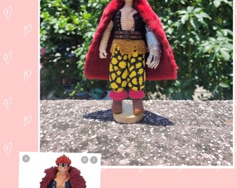 Crochet Anime character, Custom Plush Commisssion, Custom plush from picture
