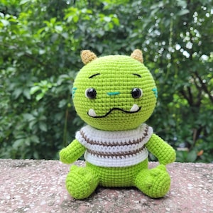 Cute monster crochet, Mini Monster, Little Monster amigurumi, Plush doll Monster, Handmade monster, Christmas gift