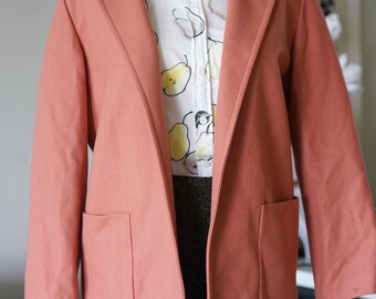 coral pink coat