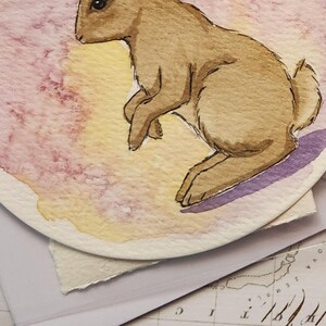 Jeu de cartes artistiques printanières. Aquarelles originales et peintes à la main.