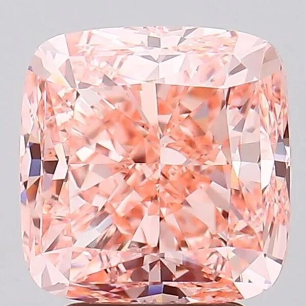 Pink Diamond Engagement Ring Etsy