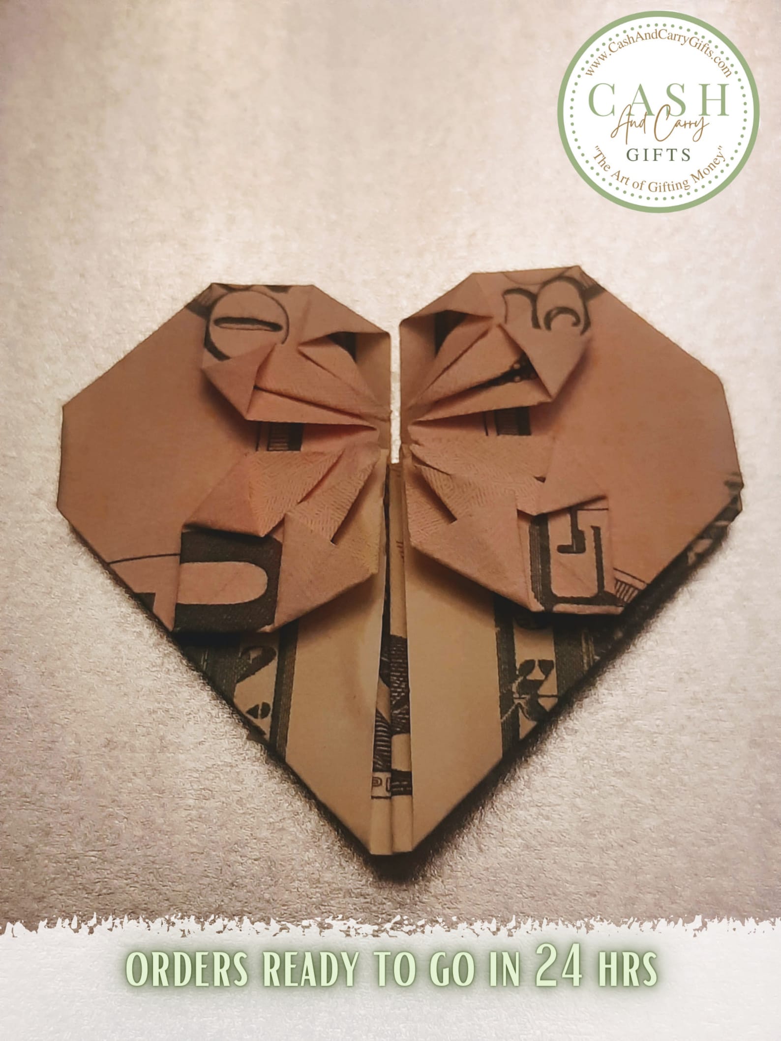 Real Money Origami Bride & Groom Wedding Gift and Card All In Etsy
