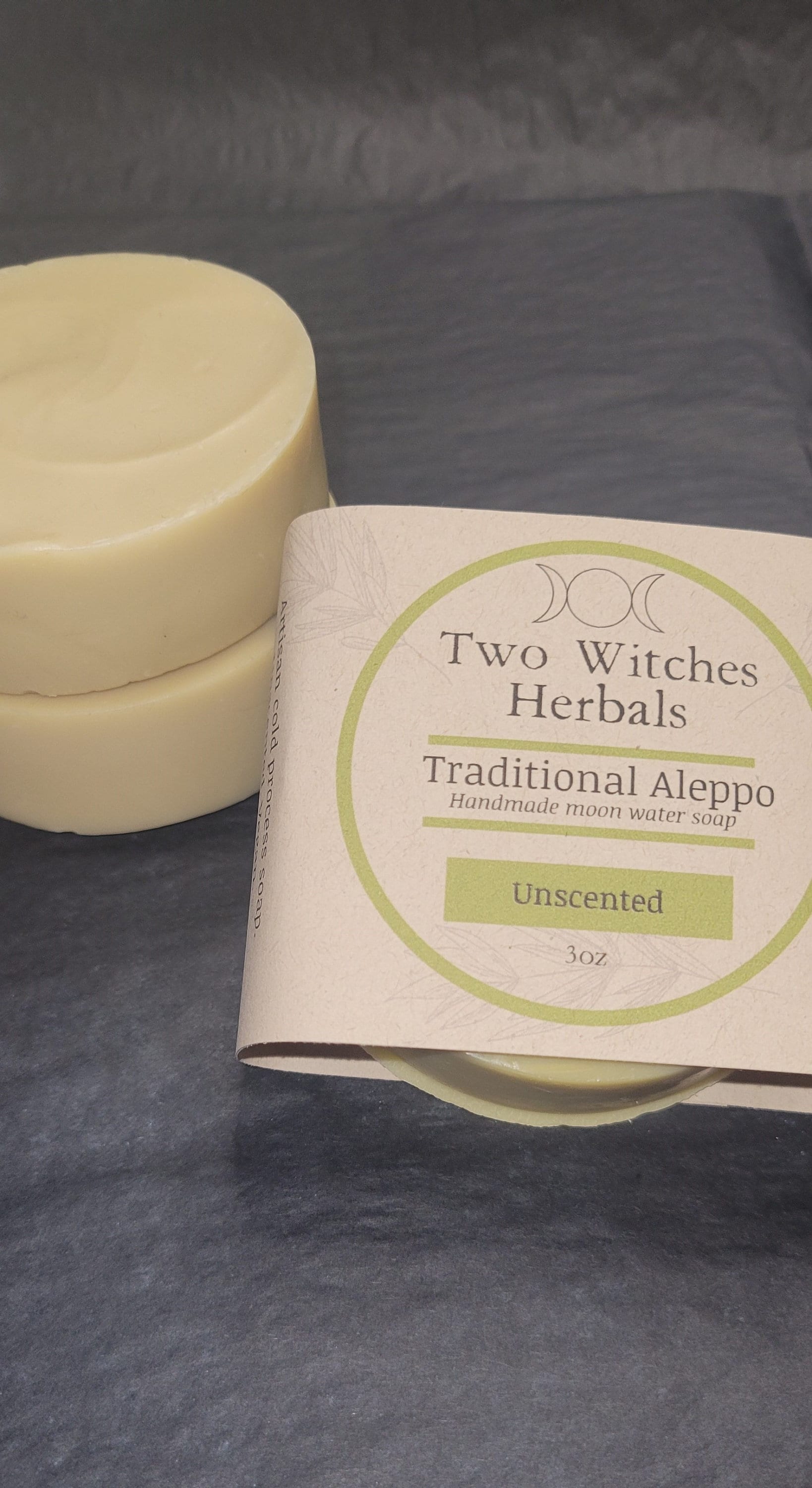 Aleppo Moon Water Soap | vegan | fragrance free | laurel berry soap