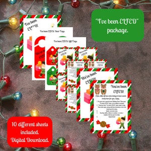 I&#39;ve / We&#39;ve Been ELFED. Holiday Cheer. Package Bundle for I&#39;ve / We&#39;ve Been Elfed. Spread holiday cheer, one neighbor / coworker at a time.