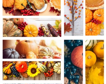 Fall Themed Waterslides for Pens (4.7x1.5)