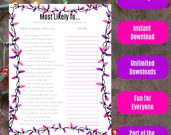 Weihnachtliches Themenmotiv höchstwahrscheinlich bis... - Rosa und Lila Lichter