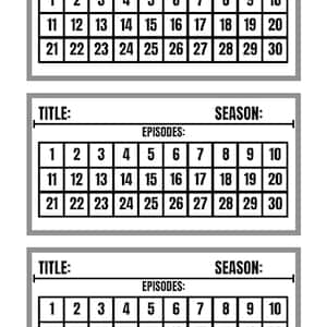 Journaling TV Show Tracker