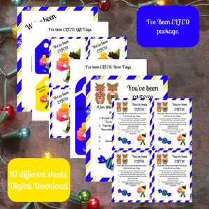 I&#39;ve / We&#39;ve Been ELFED. Holiday Cheer. Package Bundle for I&#39;ve / We&#39;ve Been Elfed. Spread holiday cheer, one neighbor / coworker at a time.