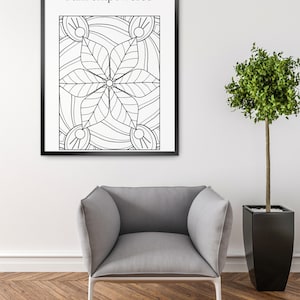 I AM... empowered affirmation coloring pages, mandala. Coloring Page for Kids, Teens, Adults. Relaxing.