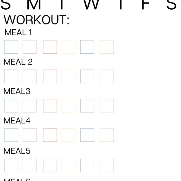 Meal and Workout Tracking