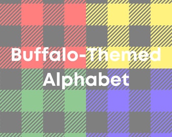 Buffalo Themed Alphabet "Y"