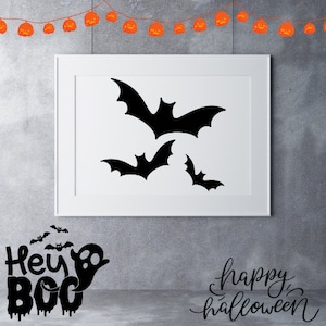 Halloween Bats - Digital Print for Printing and Framing, great for halloween decorations