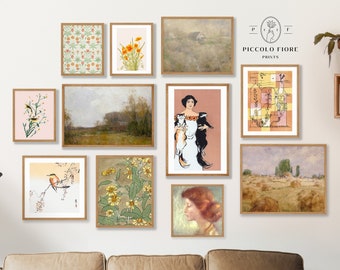 Vintage Gallery Wall Art | Eclectic Art Prints | Neutral Home Decor | Country Gallery SET | 11 Prints | Instant DIGITAL DOWNLOAD | S11-4