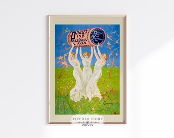 Vintage Pink Pills for Pale People Art Poster | Eclectic Wall Art | French Pink Pills Advertisement Art Print | Instant DOWNLOAD | P692