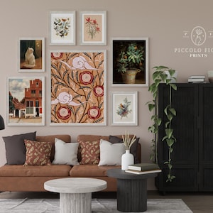 Vintage Gallery Wall SET | Warm Rustic Home Decor | Eclectic Printable Wall Art | Affordable Art | 7 Prints | Instant DOWNLOAD | M7-7