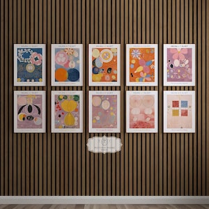 Hilma af Klint Art Prints | Vintage Abstract Gallery Wall Art Set | Eclectic Wall Art Prints | 10 Prints | Instant DIGITAL DOWNLOAD| S10-13