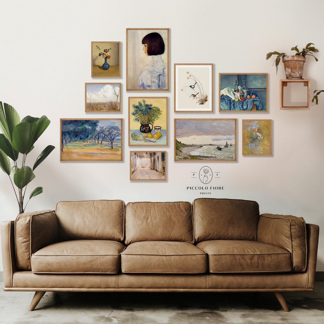 Rustic Vintage Gallery Wall Set Eclectic Gallery Wall Art Prints