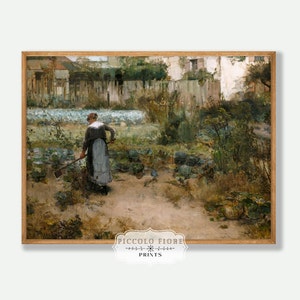 Vintage Novembre, Etaples Countryside/Farmhouse Landscape Art Print | Walter Gay | Instant DIGITAL DOWNLOAD | P199